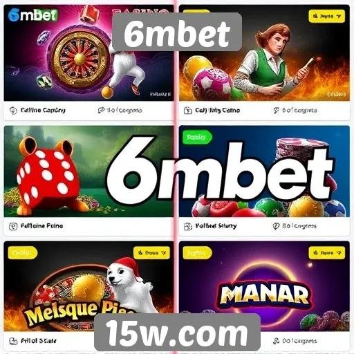 Estudo sobre a variedade de jogos disponíveis no 6mbet